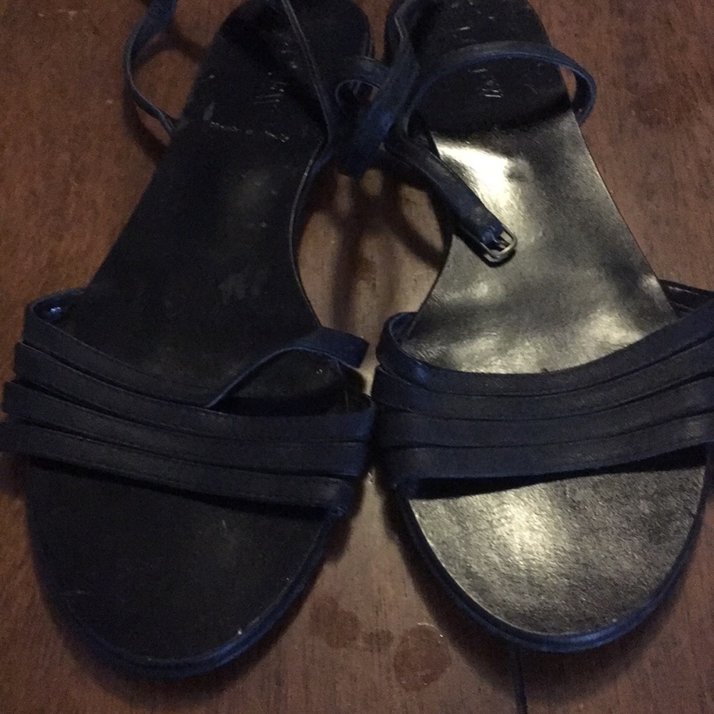 J.Crew dark brown leather sandals